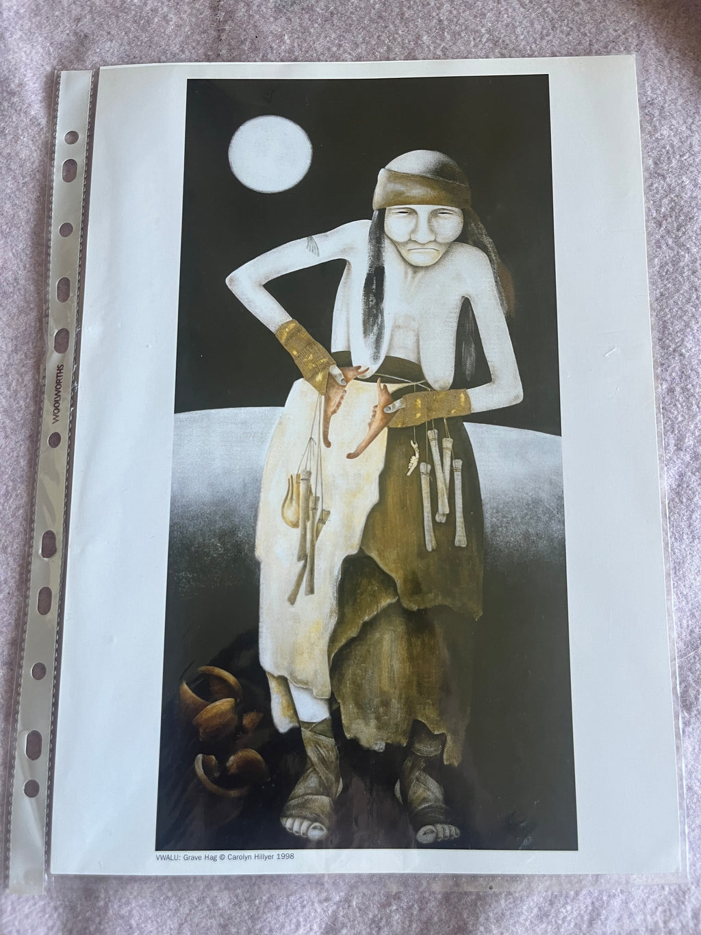 VWALU: Grave Hag A4 Print by Carolyn Hillyer