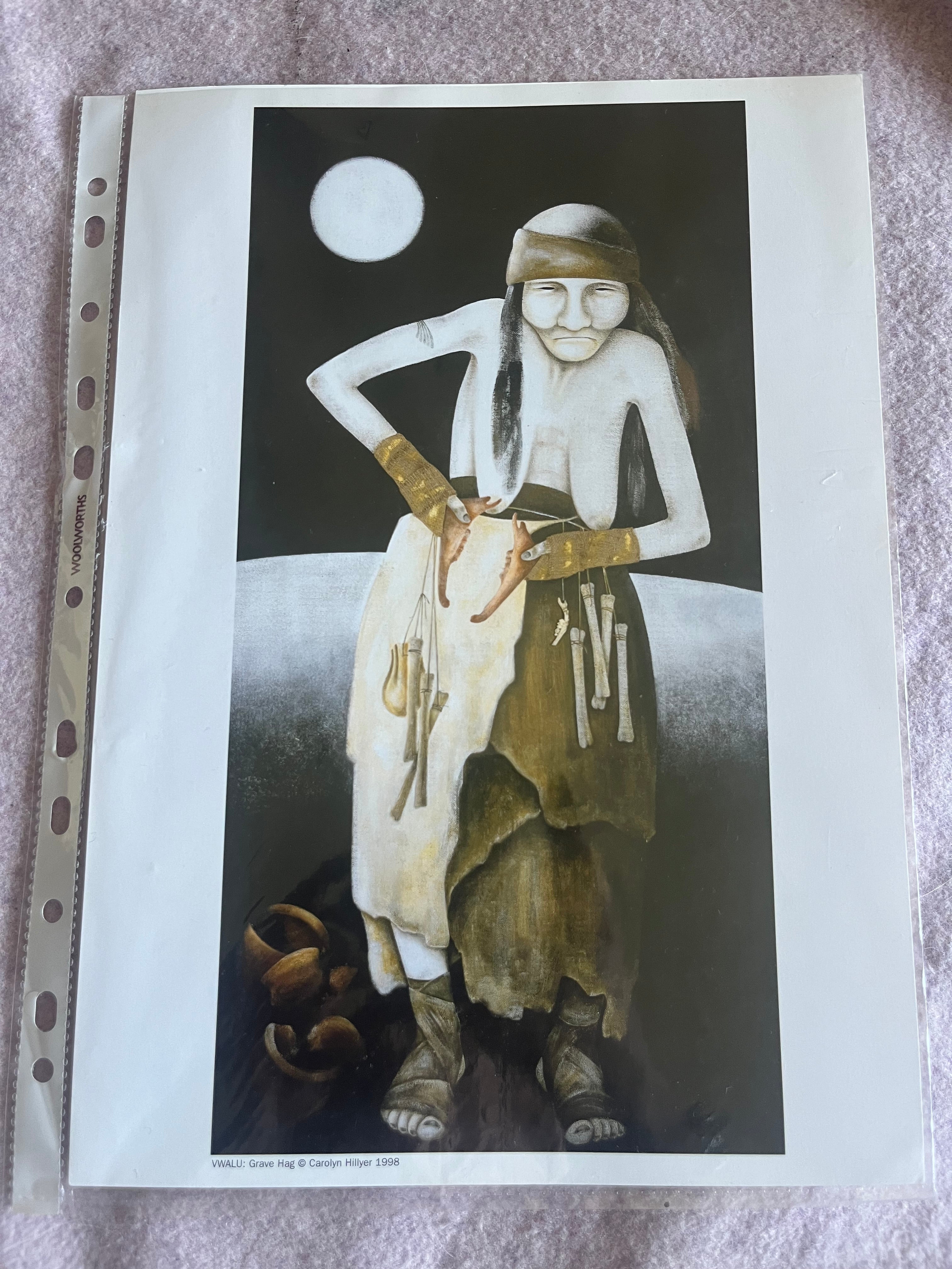VWALU: Grave Hag A4 Print by Carolyn Hillyer