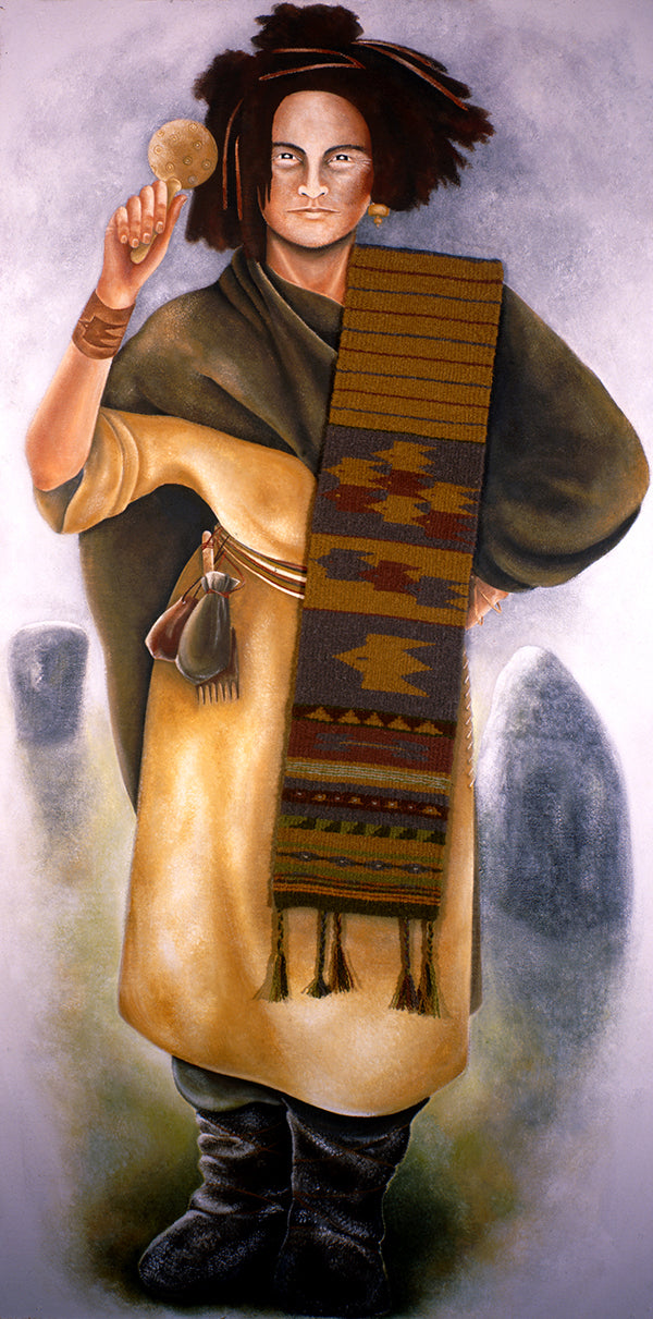 DUHTĀN: Loom Slinger A4 Print By Carolyn Hillyer