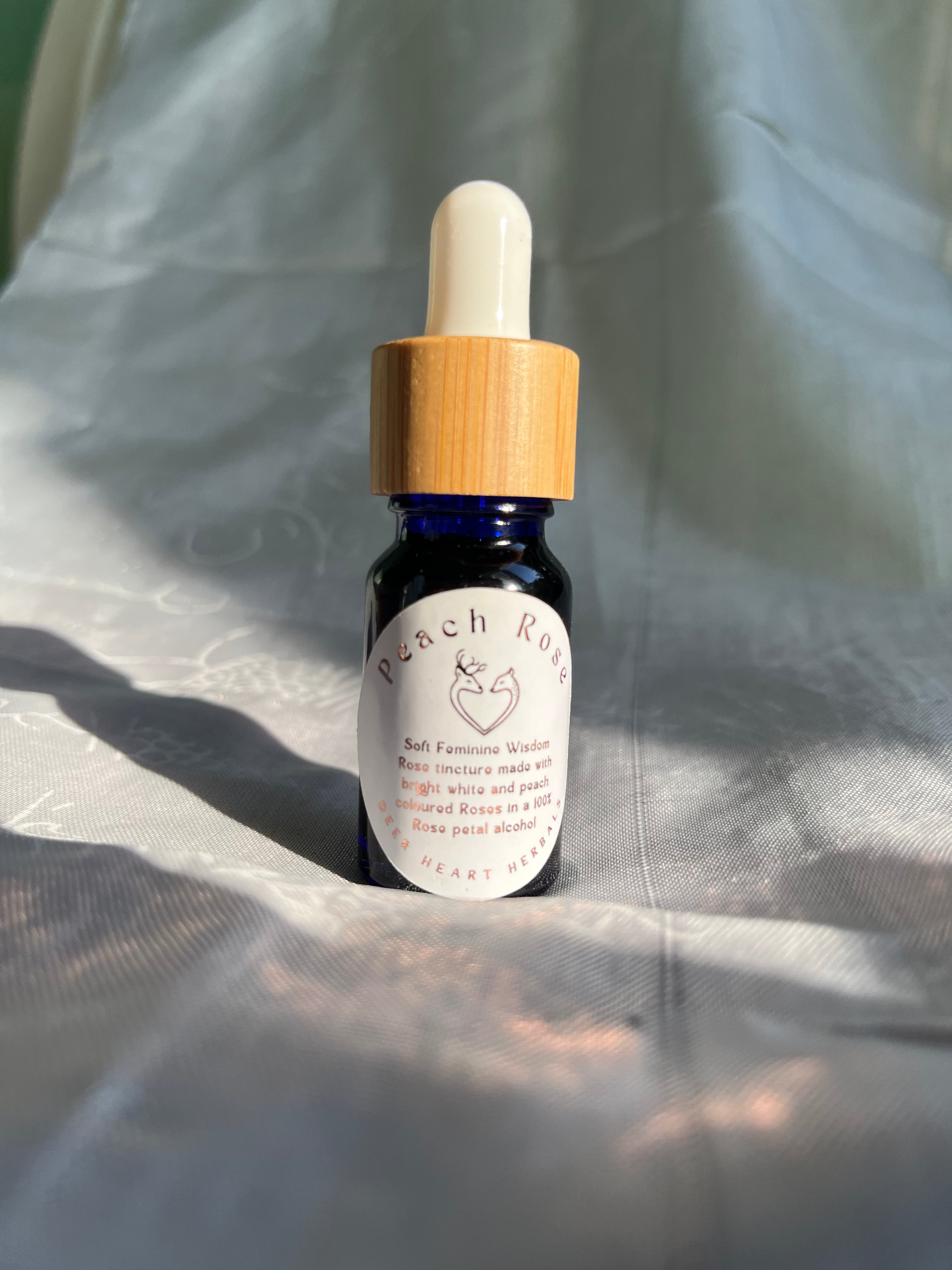 Peach Rose Tincture with 100% Rose - Rosa Damascena