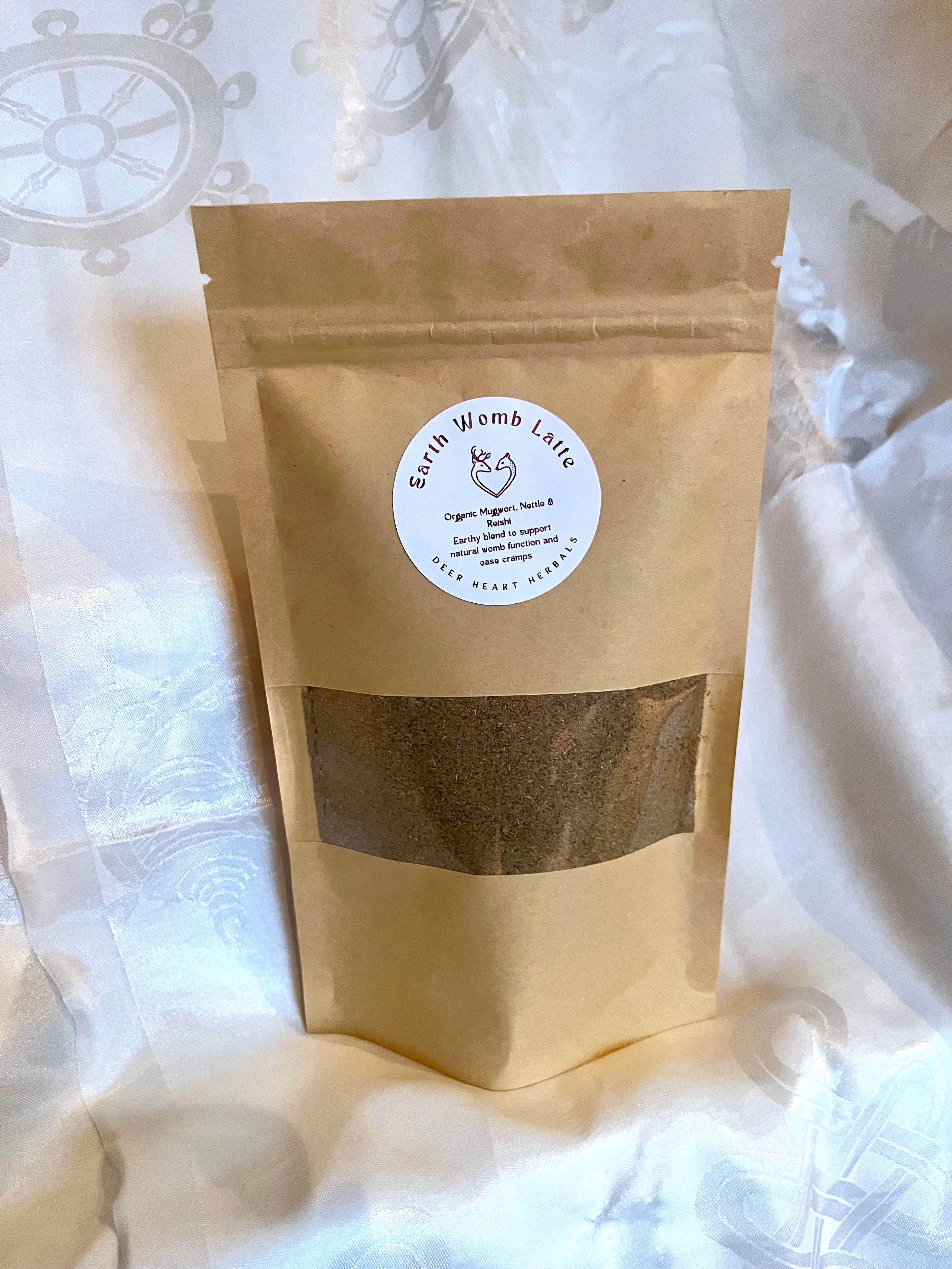 Earth Womb Latte Blend - Mugwort, Nettle, Reishi