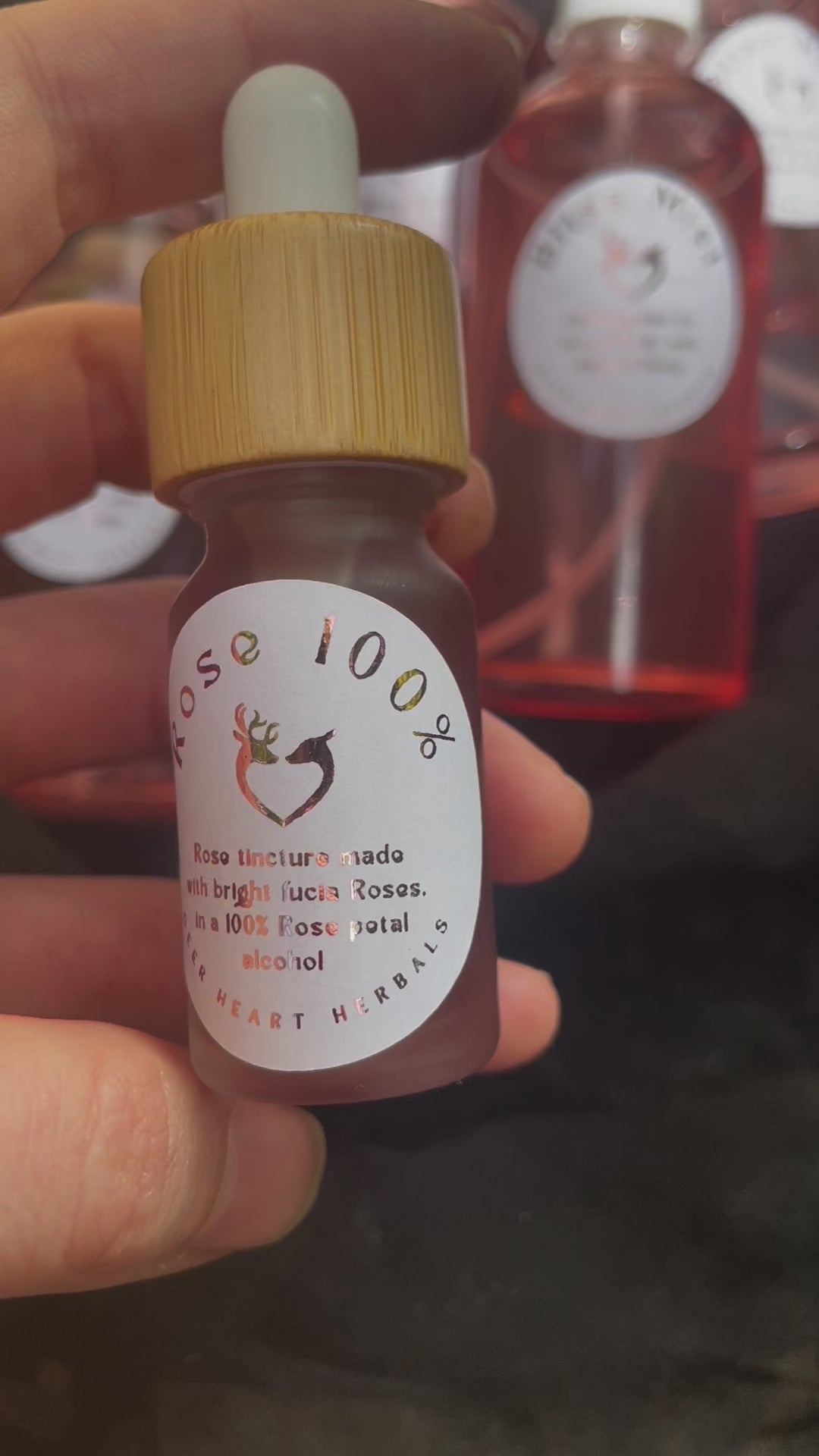 100% Rose Tincture Rose - Rosa Damascena